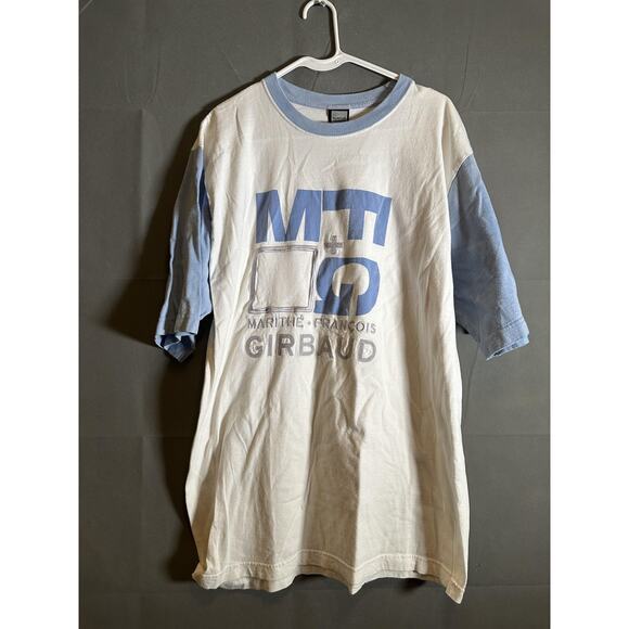 Marithe Francois Girbaud Shirt Mens XL Spell Out Graphic Streetwear Tee - Picture 1 of 5